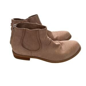 Officine Creative Pink Suede Chelsea Boots Womens‎ Size 10 EU40 Back Zip